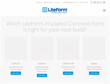 Tablet Screenshot of liteform.com
